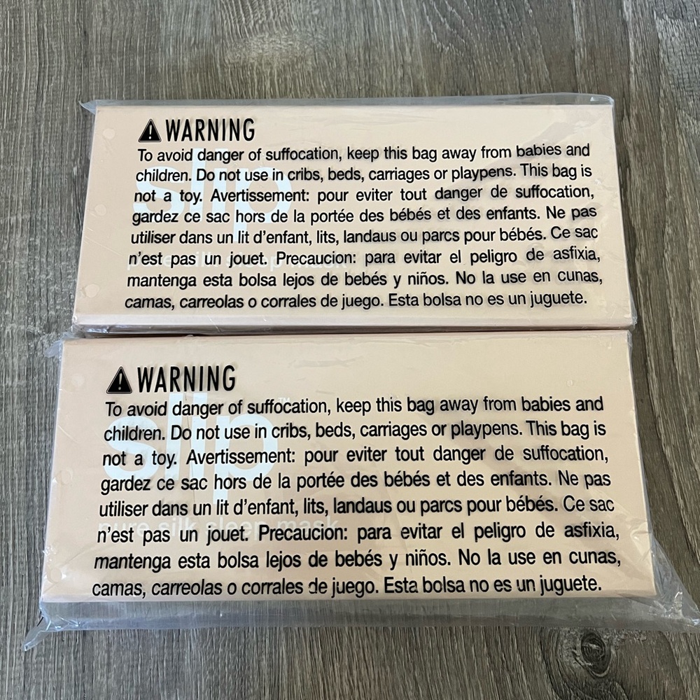 Pure Silk Sleep Mask Lot lot of 2